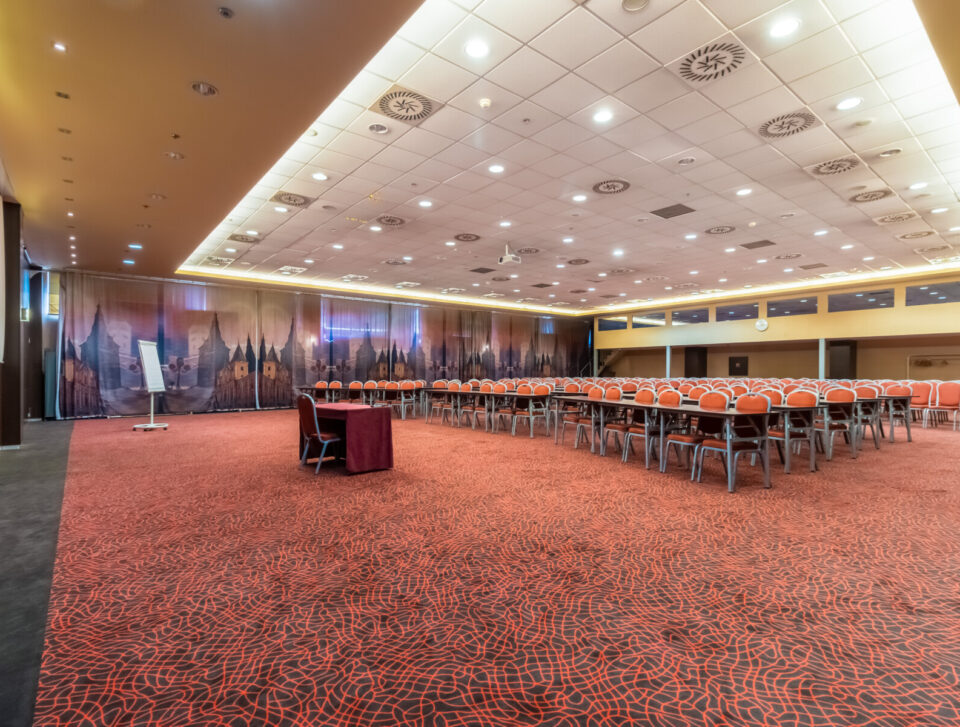 Millennium II conference room in classroom layout.