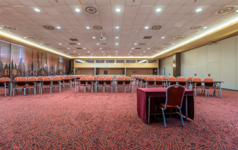 Millennium II conference room in classroom layout.
