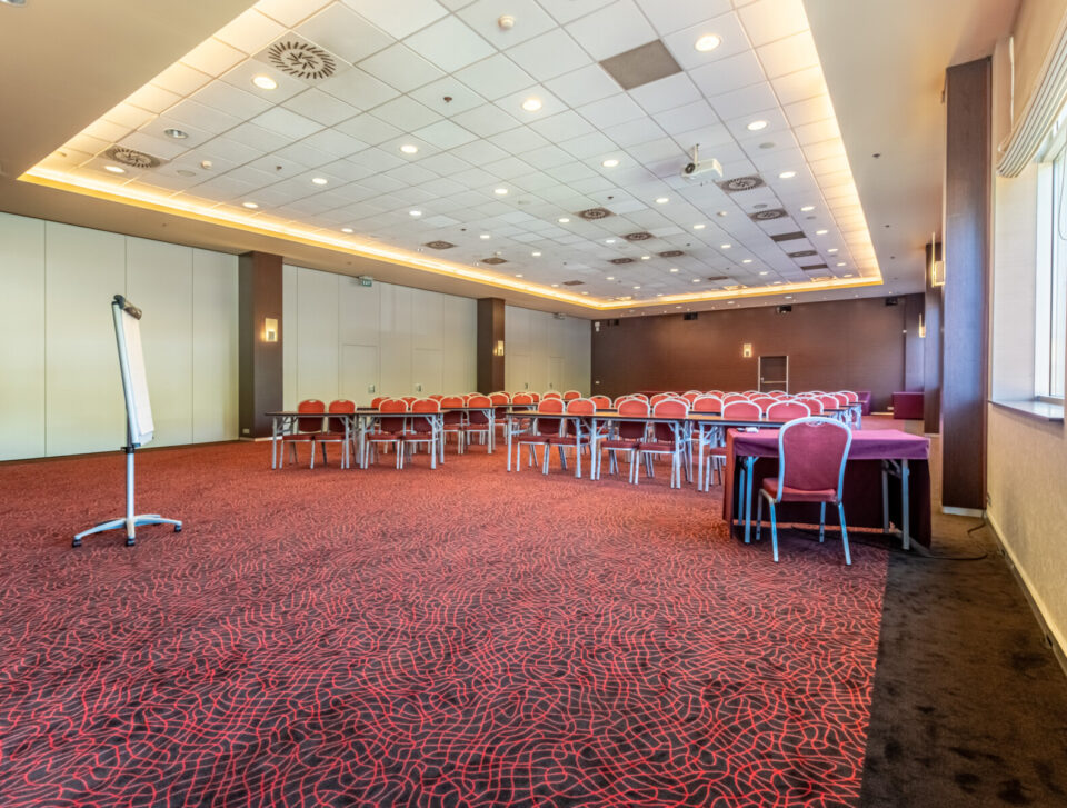Millennium I conference room in classroom layout.
