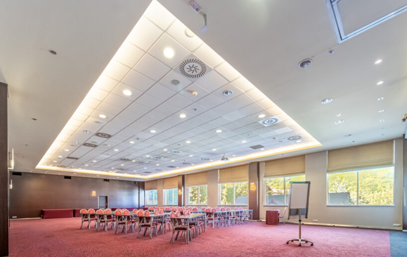 Millennium I conference room in U-shape layout.