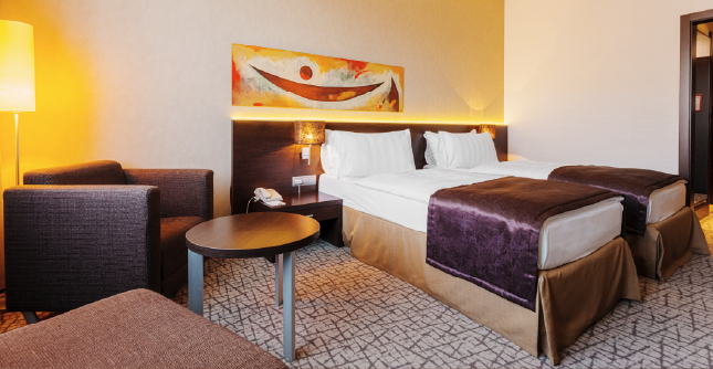 Standard Twin Room at Holiday Inn Žilina.
