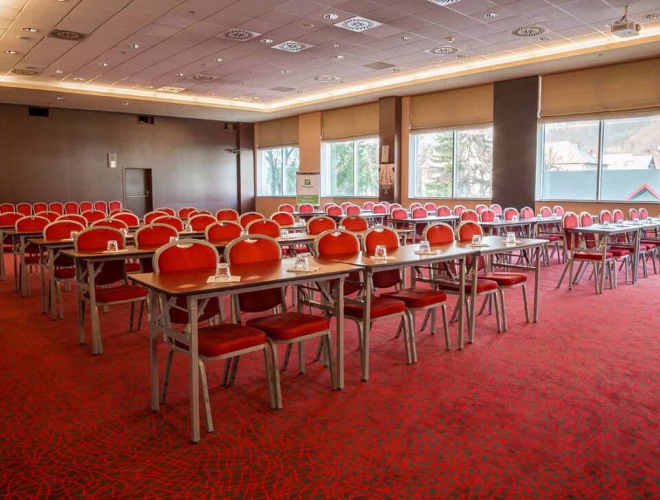 Millennium I conference room in classroom layout.