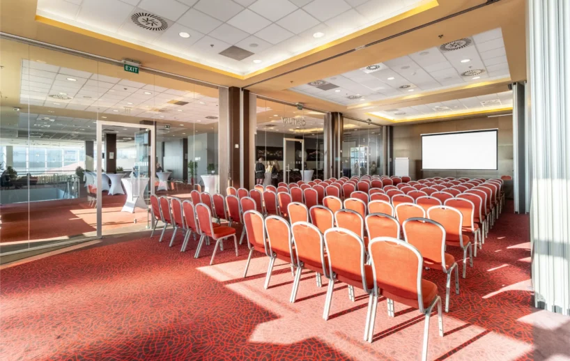 Century conference room with flexible seating.