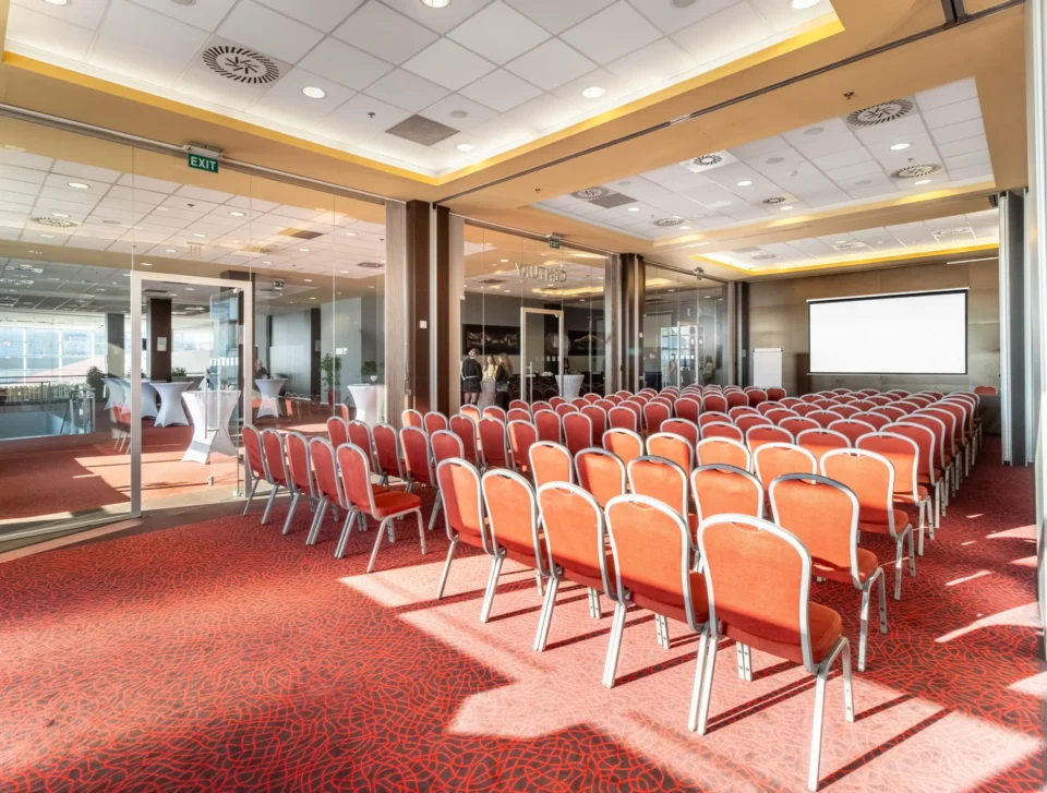 Century conference room with flexible seating.