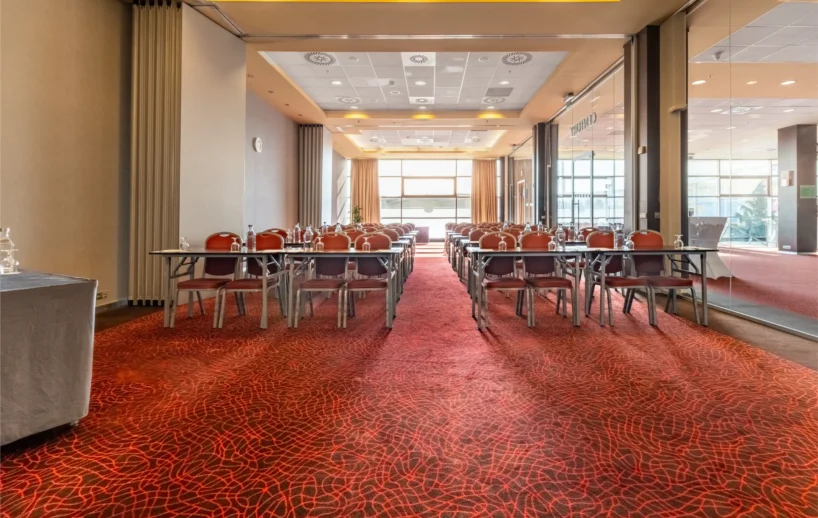 Century conference room in classroom layout.